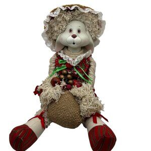 Vintage 1994 House Of Lloyd Flossie Rag Doll - 18" - Christmas Decor